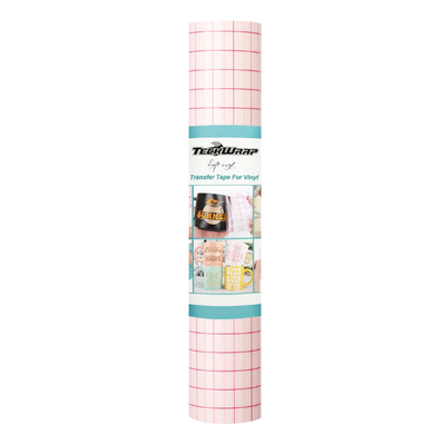 Medium Tack Transfer Tape - Red Grid 30CM X 1 M