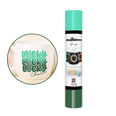 Neon Cold Color Changing Adhesive Vinyl - Cold Aqua Dark Green
