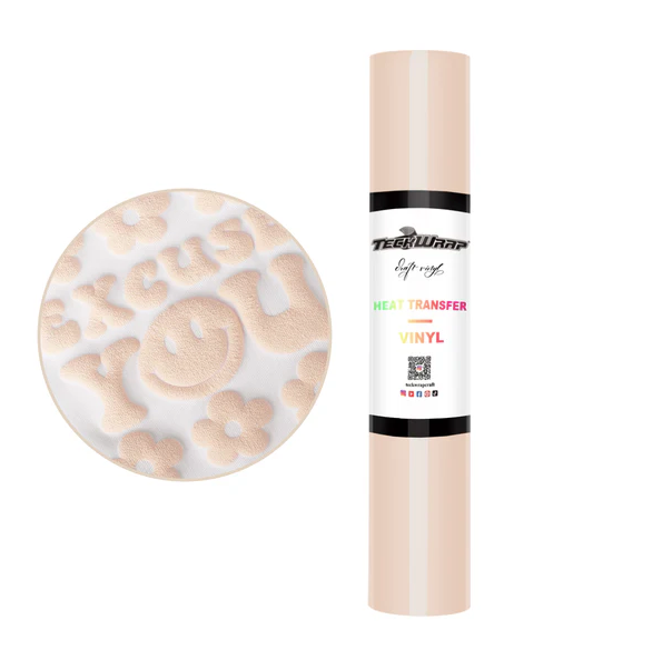 Puff Heat Transfer Vinyl - Beige
