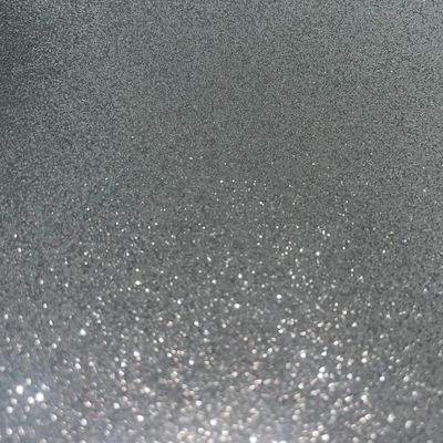 Glitter Faux Leather - Silver
