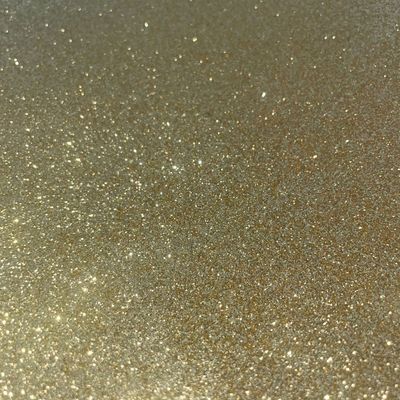 Glitter Faux Leather - Gold