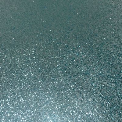 Glitter Faux Leather - Light Blue
