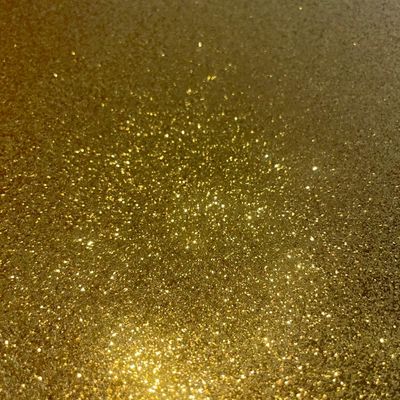 Glitter Faux Leather - Bright Gold