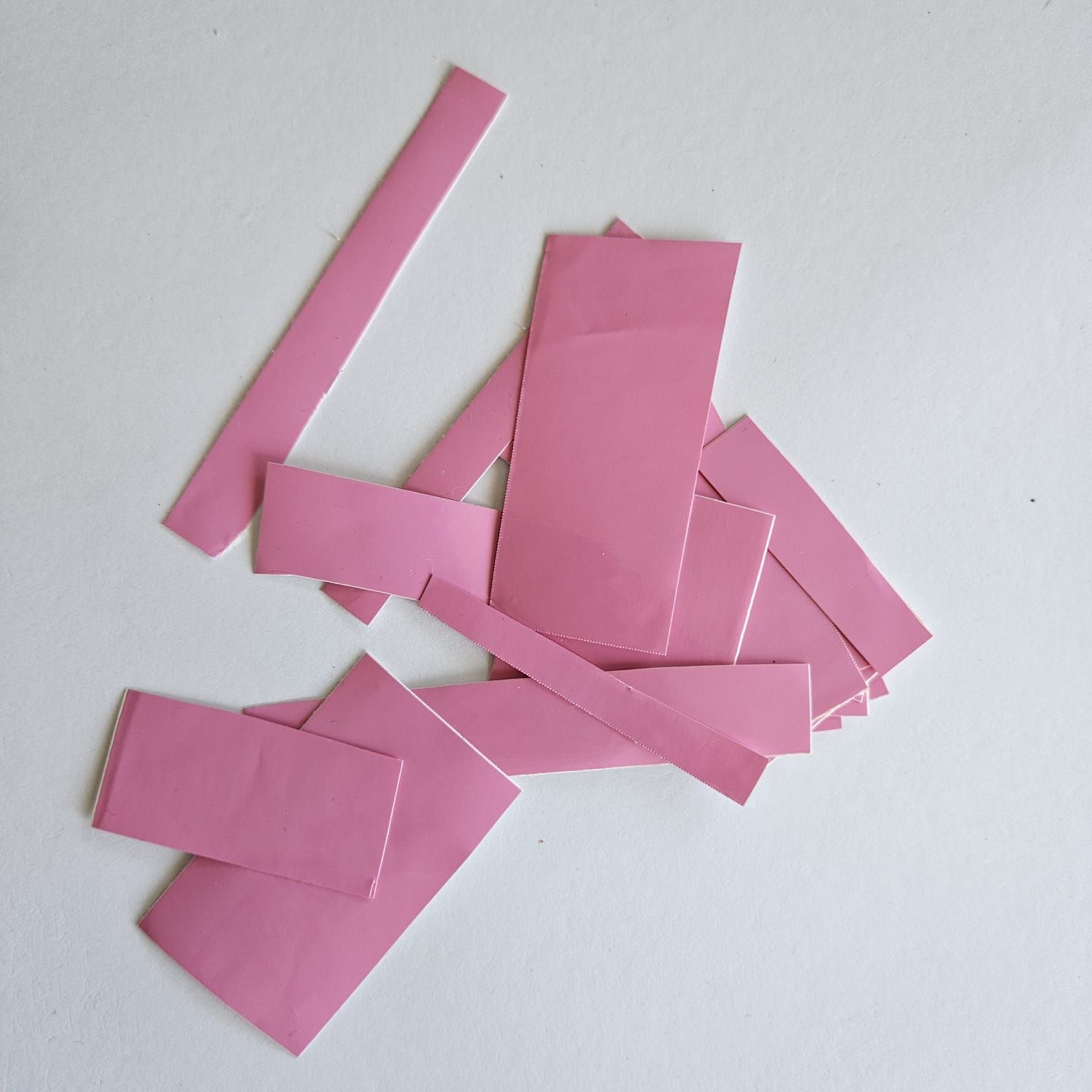 Bundle of Random Sized Pieces of Vinyl - Barbie Pink