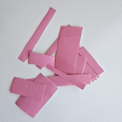 Bundle of Random Sized Pieces of Vinyl - Barbie Pink