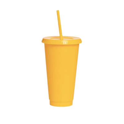 24 oz/ 710ml Cold Cup - Yellow