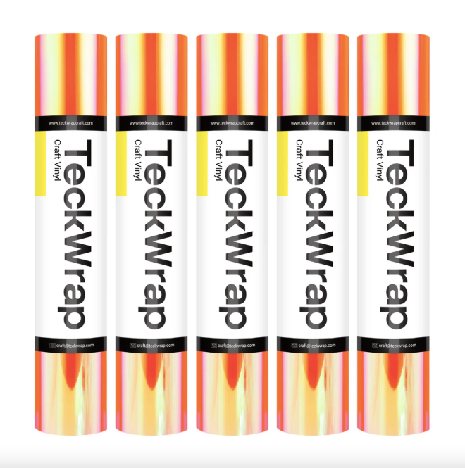 Opal Adhesive Vinyl - Coral Orange