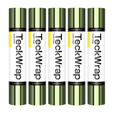 Bubble Free Mirror Chrome Adhesive Vinyl - Camouflage Olive