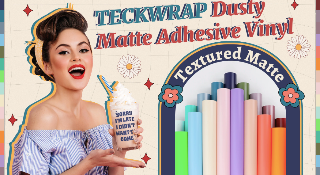 Dusty Matte Adhesive Vinyl - Space Blue