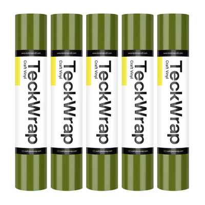 001 Economical Series Craft Vinyl - Glossy Olive Green