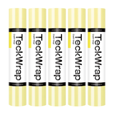 001 Economical Series Craft Vinyl - Glossy Pastel Yellow