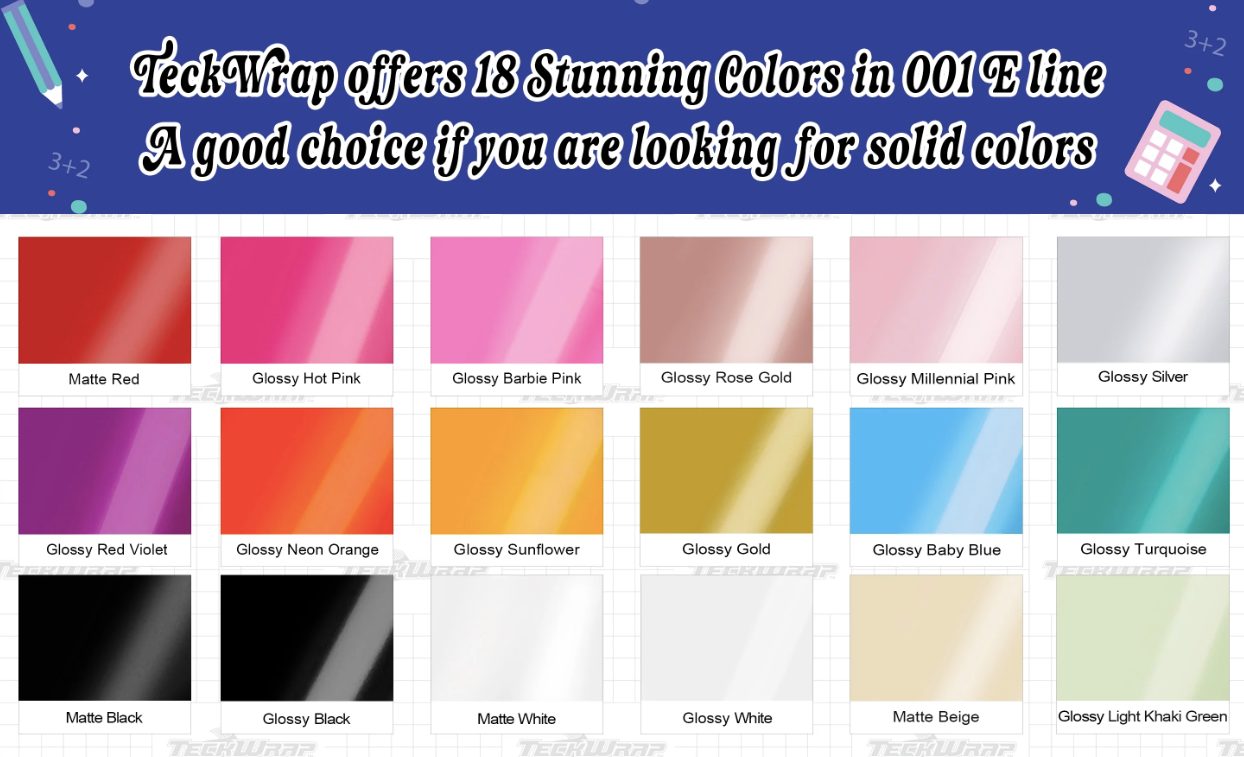 001 Economical Series Craft Vinyl - Glossy Pastel Yellow