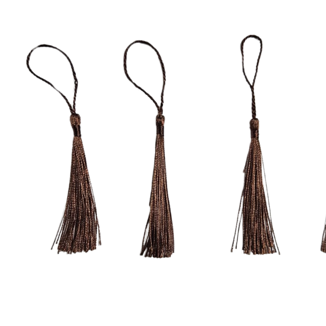 Bookmark Tassel - Pack of 5 -Chocolate