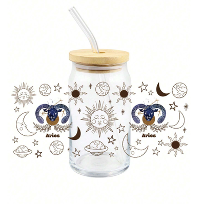 Zodiac Signs Libby Full Wrap Sticker - Aries