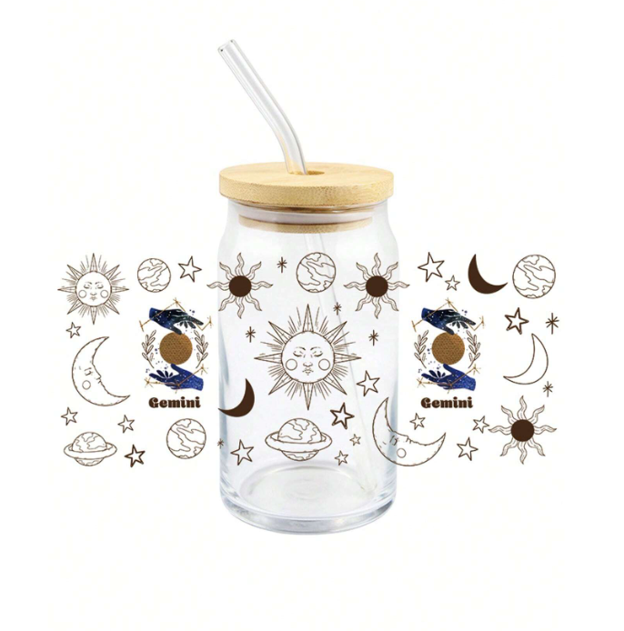 Zodiac Signs Libby Full Wrap Sticker - Gemini