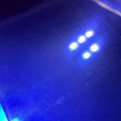 A4 Blue Mirror Cardstock