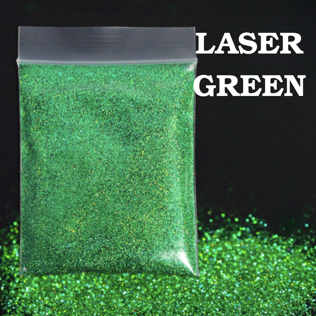 Fine Glitter 10g - Laser Green