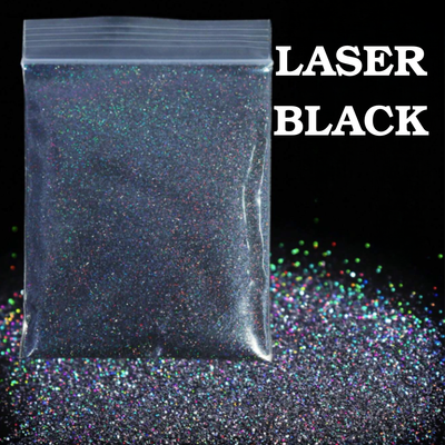 Fine Glitter 10g - Laser Black