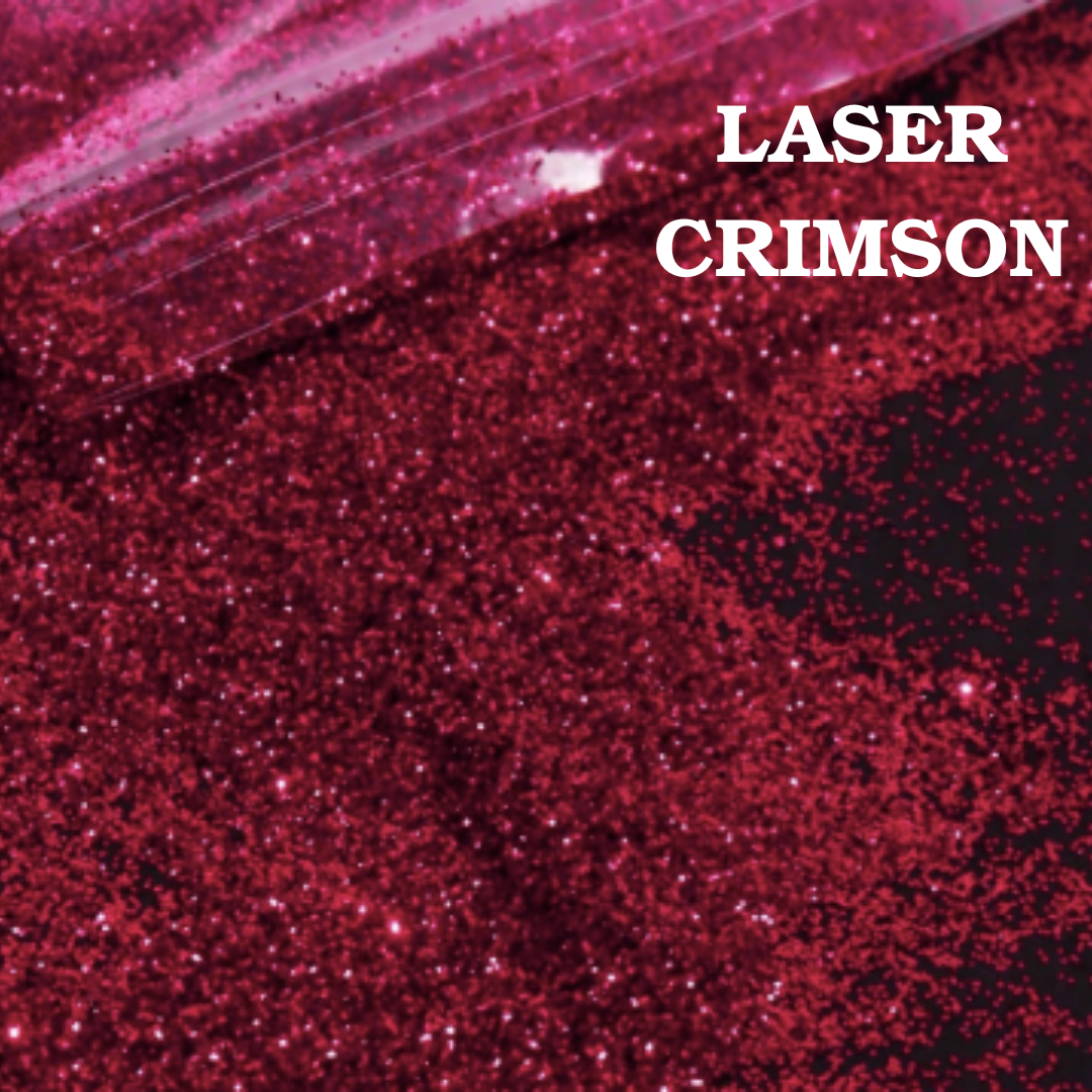 Fine Glitter 10g - Laser Crimson