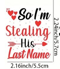 So I am stealing his last name