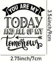 Today &amp; Tomorrow- 7cm