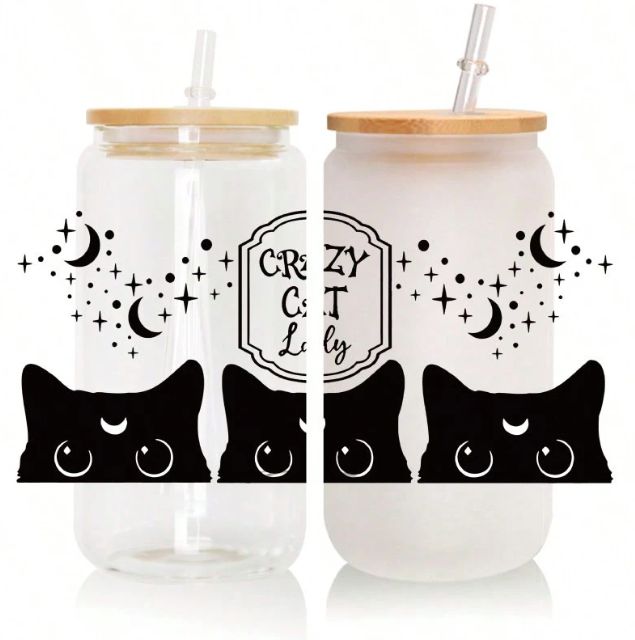 Libby Full Wrap Sticker - Crazy Cat Lady