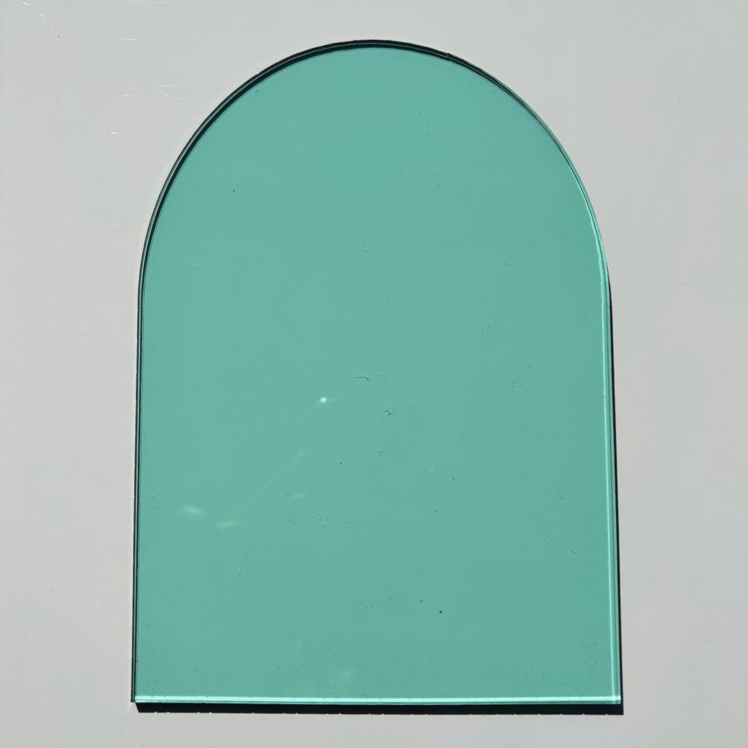 A5 Acrylic Arch Sheet - Sea Green Tint