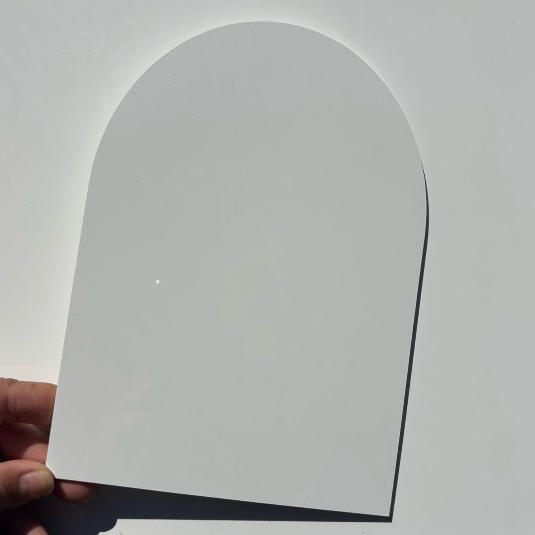 A5 Acrylic Arch Sheet - White