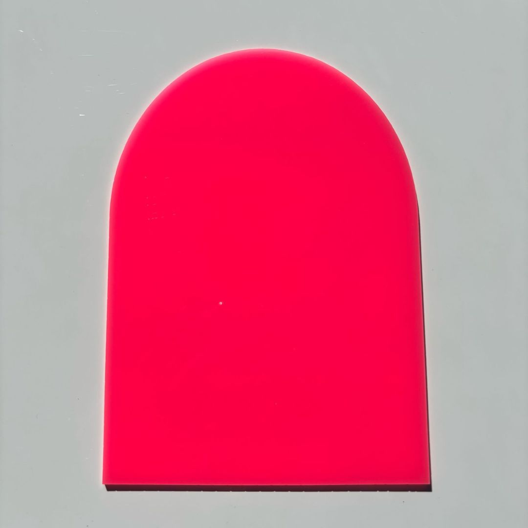 A5 Acrylic Arch Sheet - Neon Pink