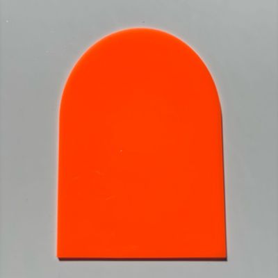 A5 Acrylic Arch Sheet - Neon Orange