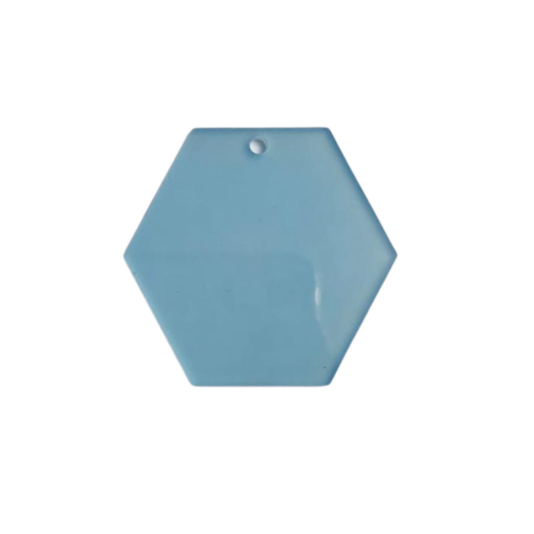 5cm Hexagon Acrylic- Pacific Hues
