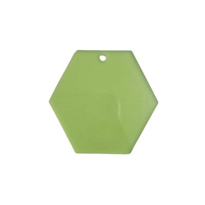 5cm Hexagon Acrylic- Kiwi Hues