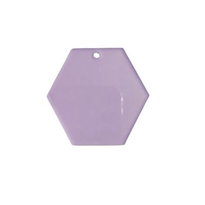 5cm Hexagon Acrylic- Wisteria Hues