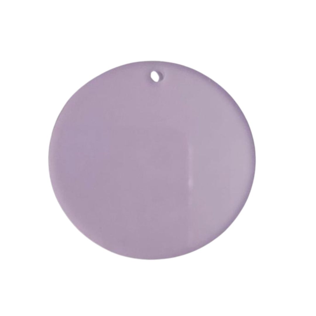 5cm Round Acrylic- Wisteria Hues