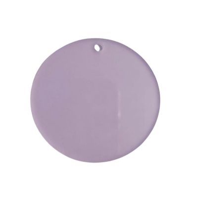5cm Round Acrylic- Wisteria Hues