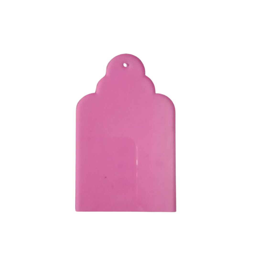 5x8cm Gift Tag Acrylic- Passion Pink Hues