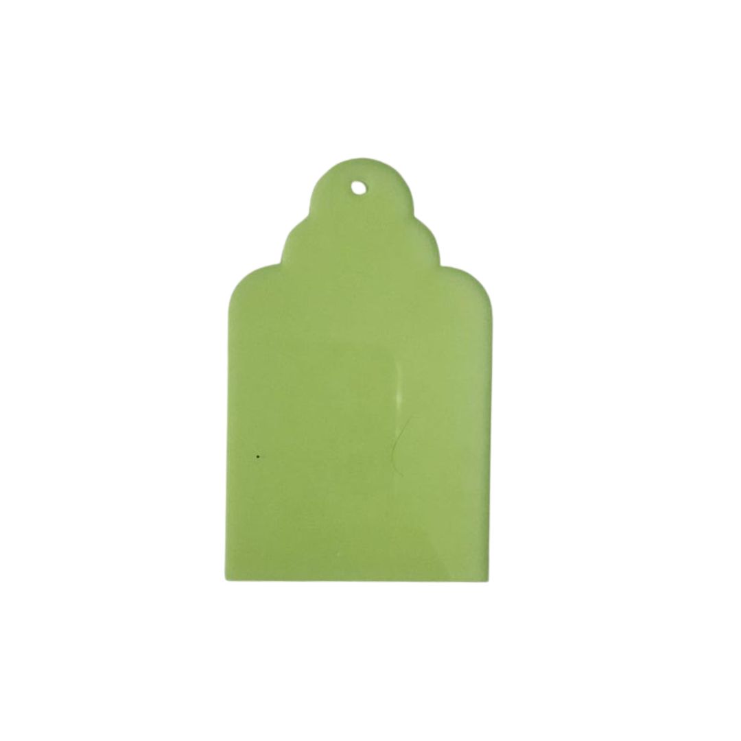 5x8cm Gift Tag Acrylic- Kiwi Hues