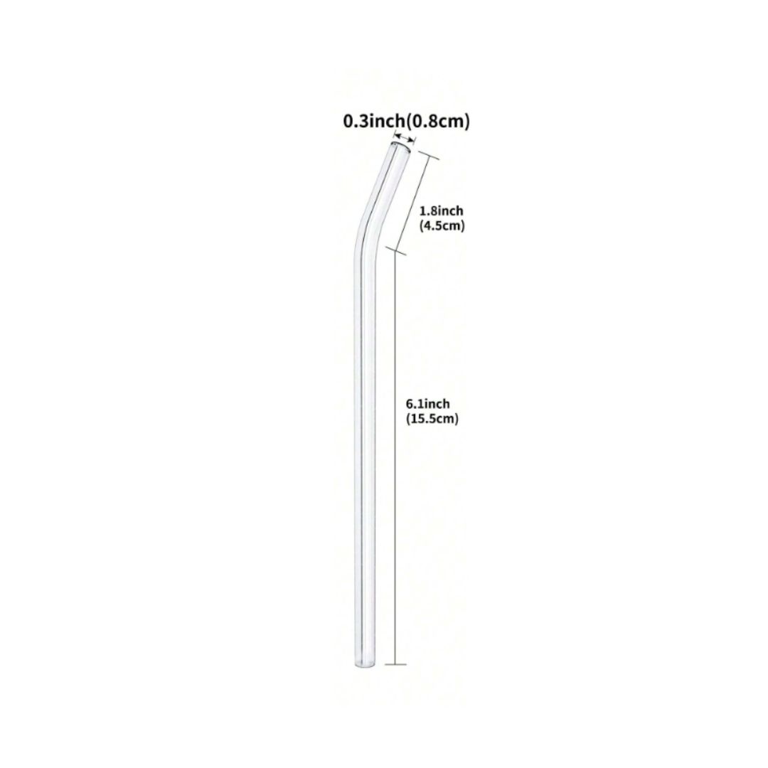 Glass Straw - Curved