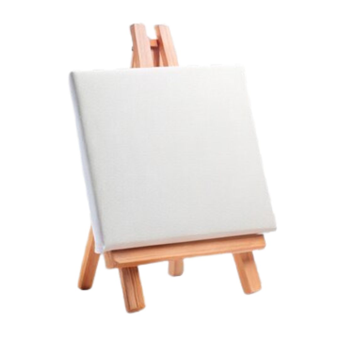 Easel w Mini Canvas