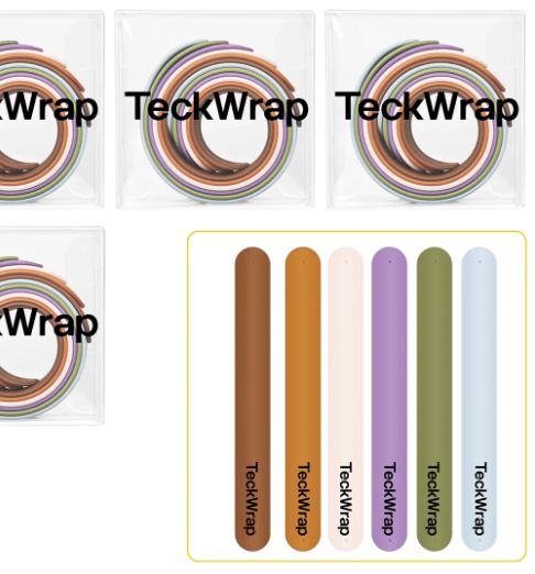 Silicone Slap Bracelets - Morandi