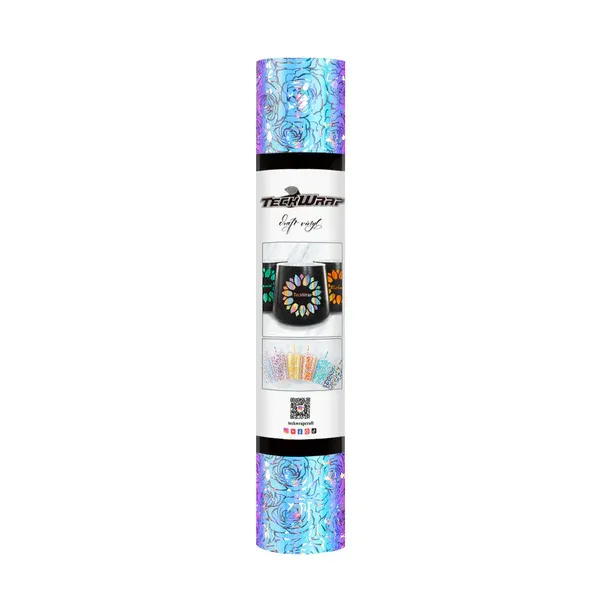 Holographic Opal Pattern Adhesive Vinyl - Opal Rose