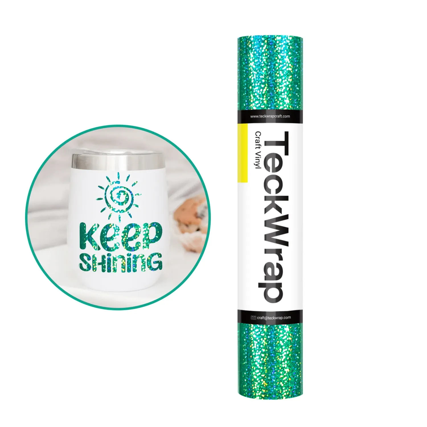 Sparkle Adhesive Vinyl - Green