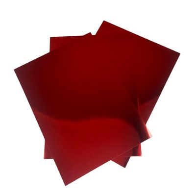 A4 Red Mirror Cardstock