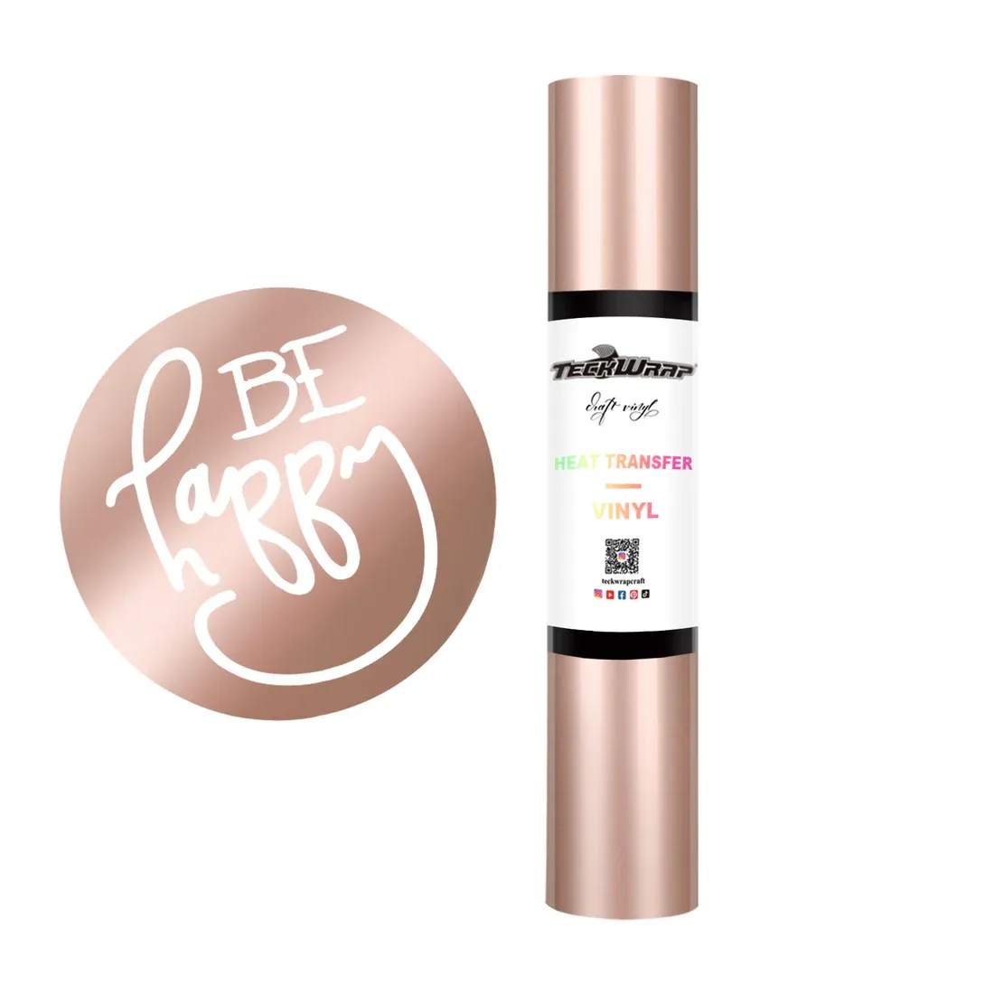 PU Heat Transfer Vinyl - Champagne Pink