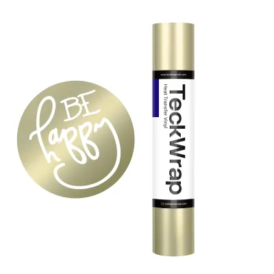 PU Heat Transfer Vinyl - Light Gold