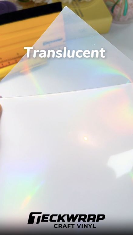 Inkjet Printable Sticker Vinyl - Translucent  Holographic Printable Sticker Vinyl