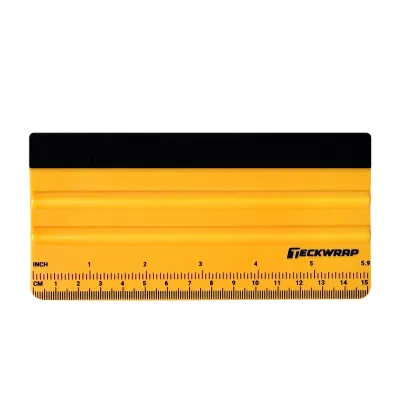 Teckwrap Extra Large Felt Squeegee - Yellow - Single Unit