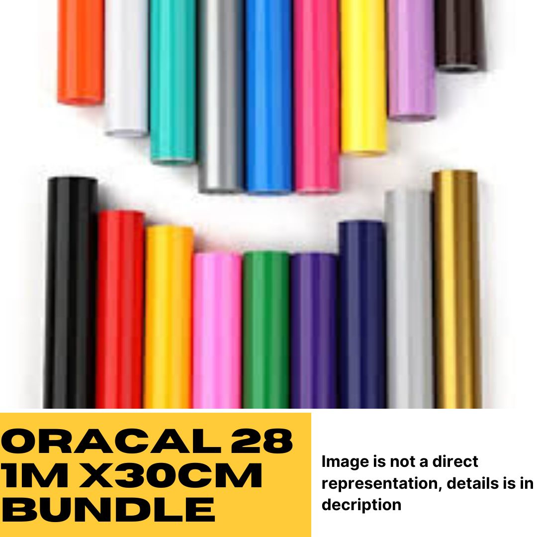 Oracal 651 Vinyl  (5 Year) 28 Meter Bundle - 1m x 30cm