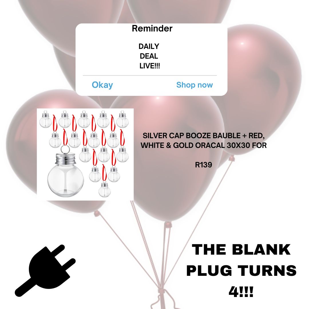 Silver Cap Booze Bauble Deal