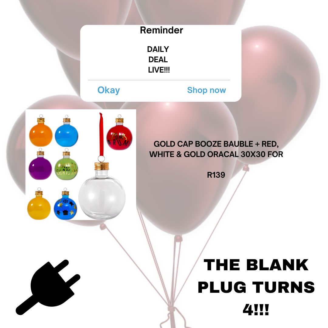 Gold Cap Booze Bauble Deal